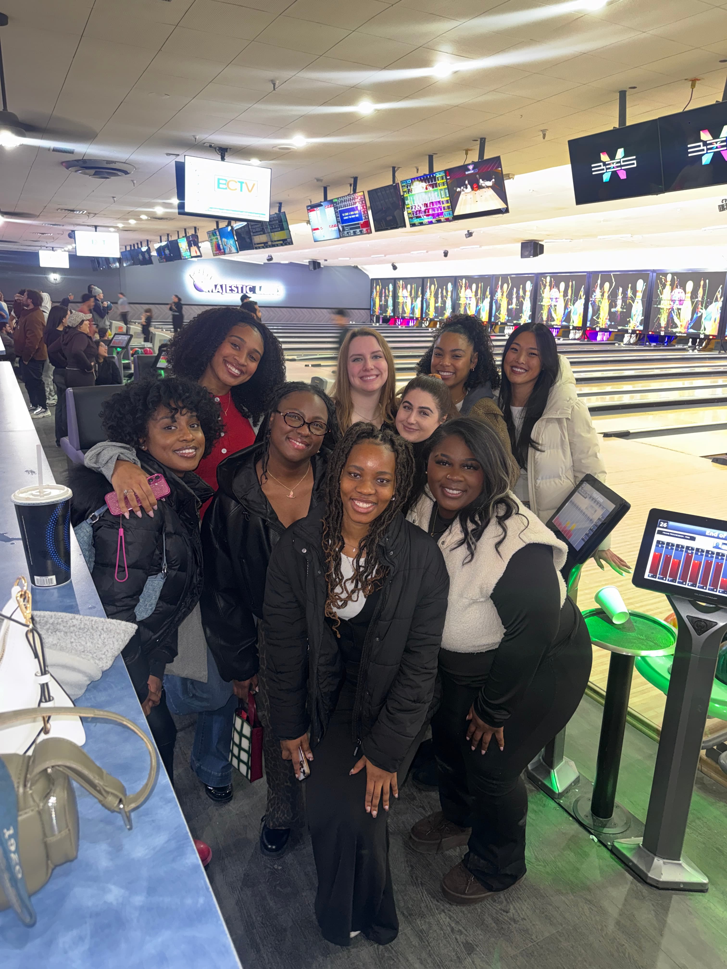 Women gathered together at a with whimsie event